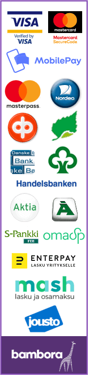 verkkokaupan maksutavat oppila bambora