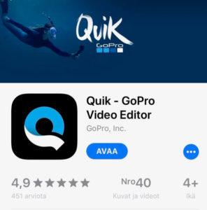 Quik videoappi Oppila.fi