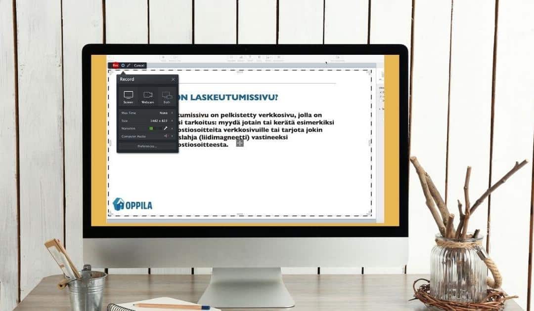 Screencast-o-matic – ruuduntallennukseen helppo ja edullinen työkalu