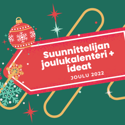 Suunnittele vaivatta Oppilan joulukalenteri 2022