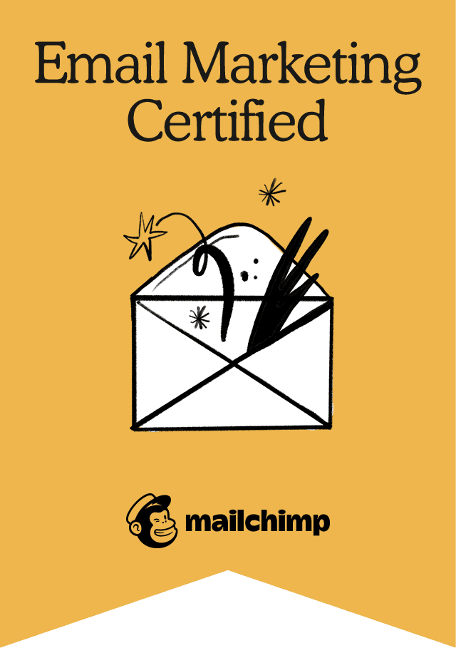 Mailchimp Emai Marketing sertifikaatti