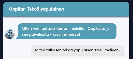 Oppilan tekoälyapulainen