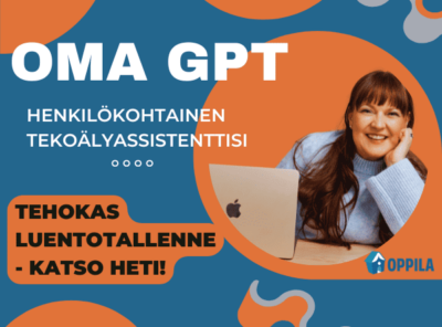 Oma GPT eli henkilökohtainen tekoälyassistenttisi | Luentotallenne